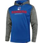 Men's New York Rangers Static Hoodie, Size: Small, Med Grey