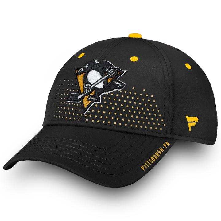 Men's Pittsburgh Penguins Draft Cap, Size: S/m, Black