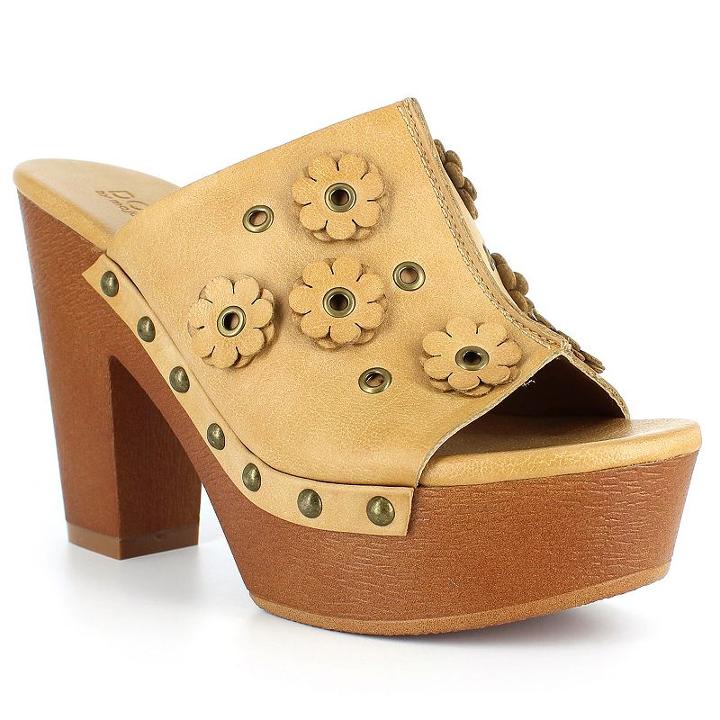 Dolce By Mojo Moxy Janis Women's Floral Clog Sandals, Size: Medium (6), Brown Oth