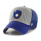 Adult '47 Brand Milwaukee Brewers Ravine Closer Storm Fitted Cap, Multicolor