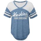 Women's Uconn Huskies Football Tee, Size: Medium, Dark Blue