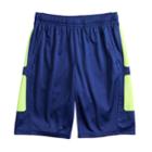 Boys 8-20 Tek Gear&reg; Laser-cut Shorts, Size: Large, Dark Blue