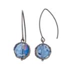 Napier Chain Halo Beaded Threader Earrings, Women's, Blue