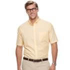 Big & Tall Croft & Barrow&reg; Regular-fit Solid Easy-care Button-down Shirt, Men's, Size: 4xb, Gold