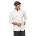 Big & Tall Sonoma Goods For Life&trade; Flexwear Modern-fit Poplin Button-down Shirt, Men's, Size: Xxl Tall, White