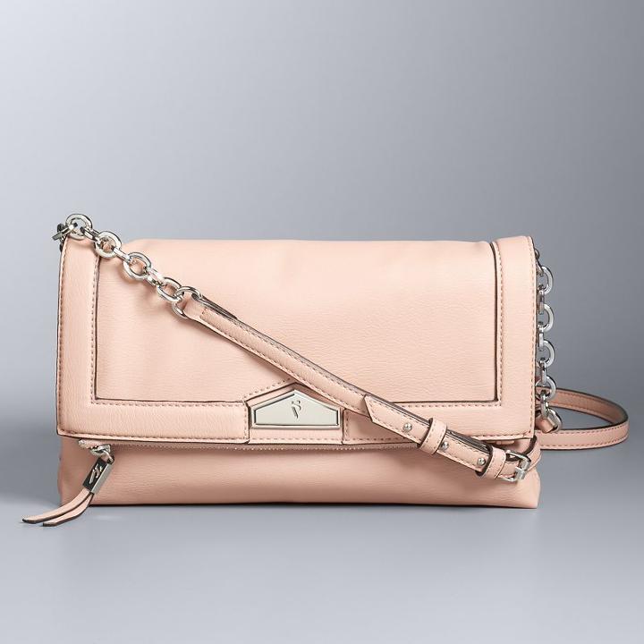 Simply Vera Vera Wang Palvee Crossbody Bag, Women's, Med Pink