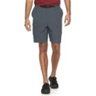Men's Croft & Barrow&reg; Synthetic Side Elastic Belted Cargo Shorts, Size: 29, Dark Grey
