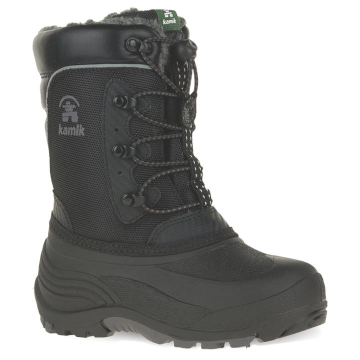 Kamik Luke Toddler Boys' Water Resistant Winter Boots, Size: 12, Black