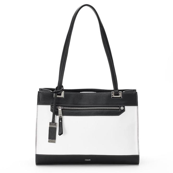 Chaps Abree Tote, Women's, White Oth