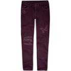 Girls 7-16 Levi's 710 Super Skinny Fit Jeans, Size: 16, Drk Purple