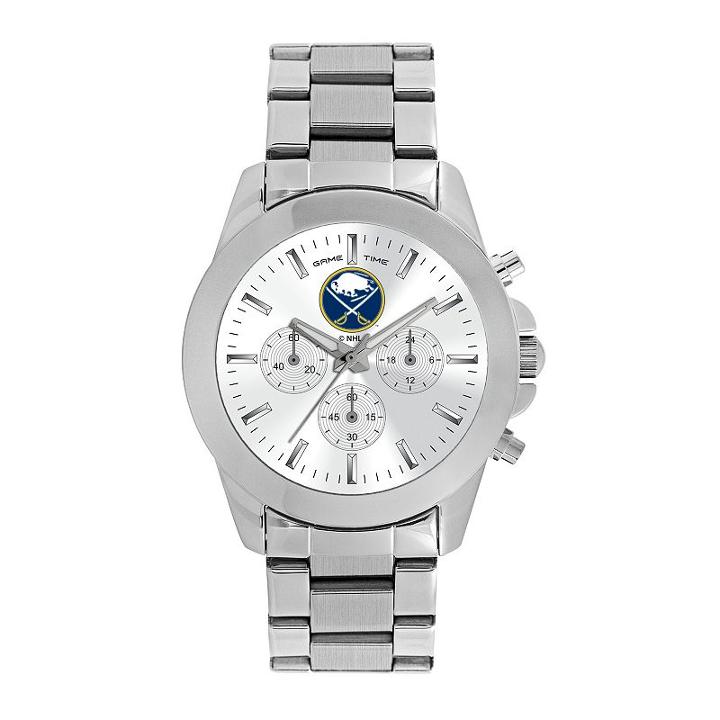 Women's Game Time Buffalo Sabres Knockout Watch, Silver