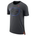 Men's Nike Florida Gators Dri-fit Mesh Back Travel Tee, Size: Large, Grey (anthracite)