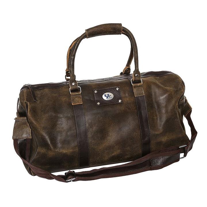 Kentucky Wildcats Premium Weekender Duffle Bag, Adult Unisex, Brown