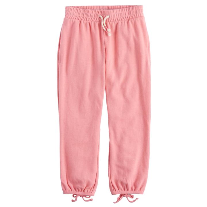 Girls 7-16 So® Faux-bow Back Jogger Pants, Size: 7-8, Med Pink