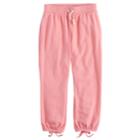 Girls 7-16 So&reg; Faux-bow Back Jogger Pants, Size: 7-8, Med Pink