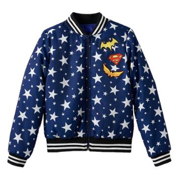 Girls 7-16 Dc Comics Super Hero Girls Bomber Jacket, Girl's, Size: Medium, Ovrfl Oth