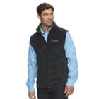 Men's Columbia Flattop Ridge Fleece Vest, Size: Small, Grey (charcoal)