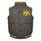 Men's Franchise Club Iowa Hawkeyes Legacy Reversible Vest, Size: Xl, Grey