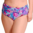 Plus Size Paramour Twisted High-waisted Bikini Bottoms, Women's, Size: 2xl, Blue