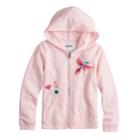 Girls 4-12 Sonoma Goods For Life&trade; Embellished Hoodie, Size: 7, Light Pink