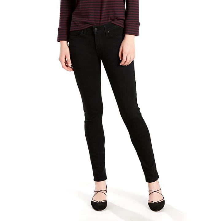 Women's Levi's&reg; 711 Skinny Jeans, Size: 33(us 16)m, Black