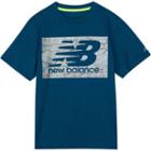 Boys 8-20 New Balance Logo Tee, Boy's, Size: M 10-12, Blue Other