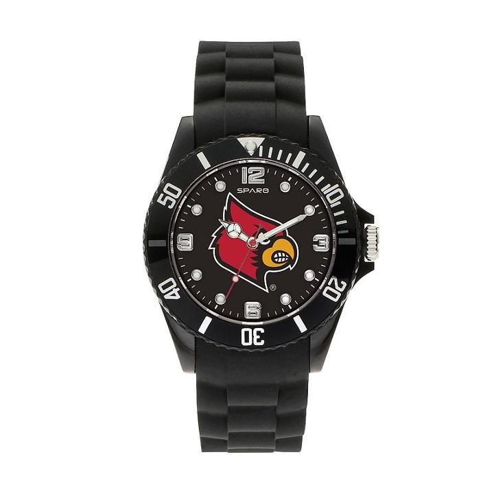 Sparo Men's Spirit Louisville Cardinals Watch, Black