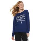Juniors' Harry Potter Solemnly Swear Graphic Sweater, Teens, Size: Xs, Blue