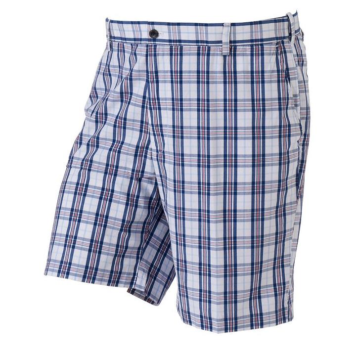 Big & Tall Izod Portsmouth Classic-fit Plaid Shorts, Men's, Size: 46, Brt Blue
