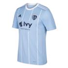 Men's Adidas Sporting Kansas City Wordmark Mls Jersey, Size: Small, Grey