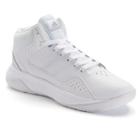 Adidas Cloudfoam Ilation Mid Men's Leather Basketball Shoes, Size: 10.5, White