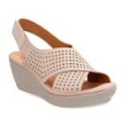 Clarks Reedly Variel Women's Ortholite Wedges, Size: Medium (10), Lt Beige