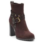 Apt. 9&reg; Manager Women's High Heel Ankle Boots, Size: 6, Brown