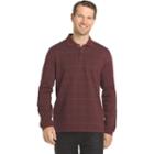 Men's Van Heusen Jaspe Classic-fit Windowpane Stretch Polo, Size: Small, Med Red