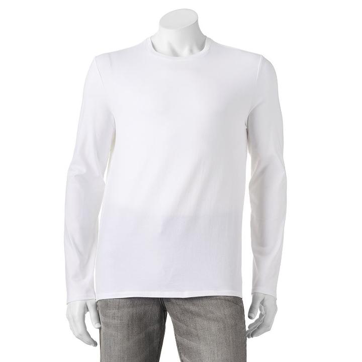 Big & Tall Apt. 9&reg; Modern-fit Core Solid Tee, Men's, Size: 3xb, White