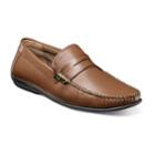 Nunn Bush Quail Valley Penny Men's Moc Toe Slip-on Shoes, Size: Medium (10), Red/coppr (rust/coppr)