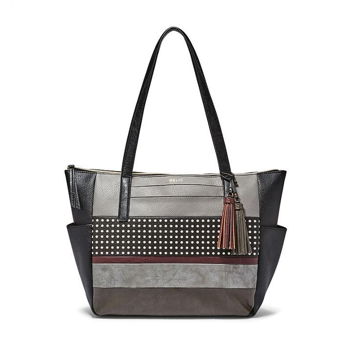 Relic Piper Tote & Card Case, Women's, Dark Beige