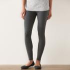 Petite Sonoma Goods For Life&trade; Solid Leggings, Women's, Size: L Petite, Dark Grey