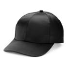 Women's Mudd&reg; Shiny Satin Baseball Hat, Black