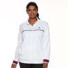 Plus Size Fila Sport&reg; Long Sleeve Track Jacket, Women's, Size: 1xl, White