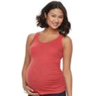 Maternity A:glow Ruched Tank, Women's, Size: Xxl-mat, Med Pink