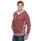 Big & Tall Sonoma Goods For Life&trade; Supersoft Sherpa-lined Fleece Hoodie, Men's, Size: Xl Tall, Dark Red