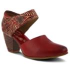 L'artiste By Spring Step Toolie Women's Mary Jane Shoes, Size: 36, Red