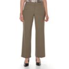 Petite Dana Buchman Curvy Fit Dress Pants, Women's, Size: 6 Petite, Med Brown