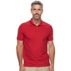 Men's Croft & Barrow&reg; Tailored-fit Polo, Size: Medium, Med Red