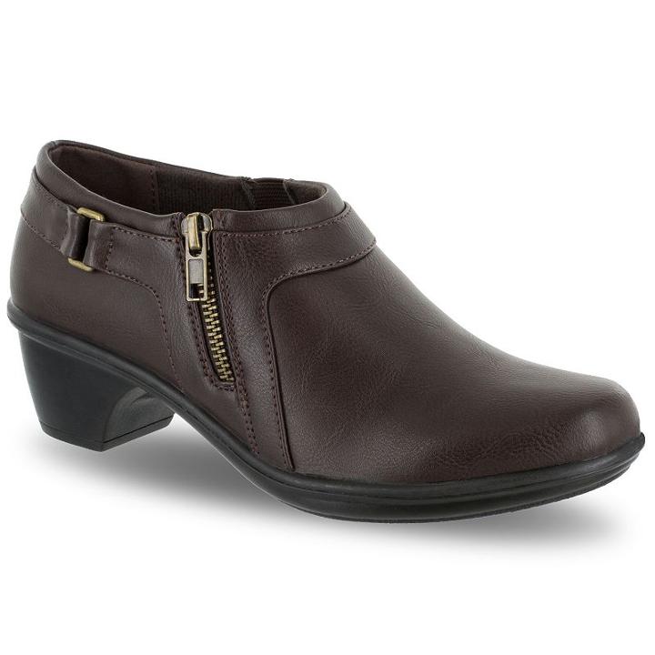 Easy Street Devo Women's Shoes, Size: 7 Ww, Brown