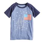 Boys 4-10 Jumping Beans&reg; Astronaut American Flag Graphic Tee, Size: 8, Med Blue