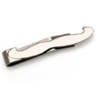 Movember Moustache Tie Bar, Men's, White