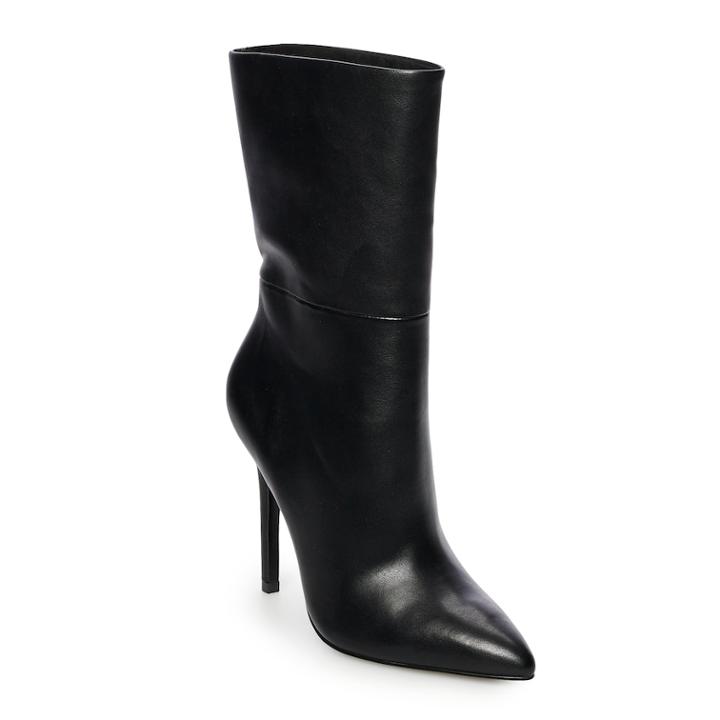 Style Charles By Charles David Prussia Women's High Heel Ankle Boots, Size: Medium (8.5), Black