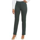 Petite Gloria Vanderbilt Amanda Classic Tapered Jeans, Women's, Size: 8 Petite, Dark Green